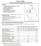 1A Us1a Thru Us1m High Efficiency Rectifier Diode SOD123FL Package