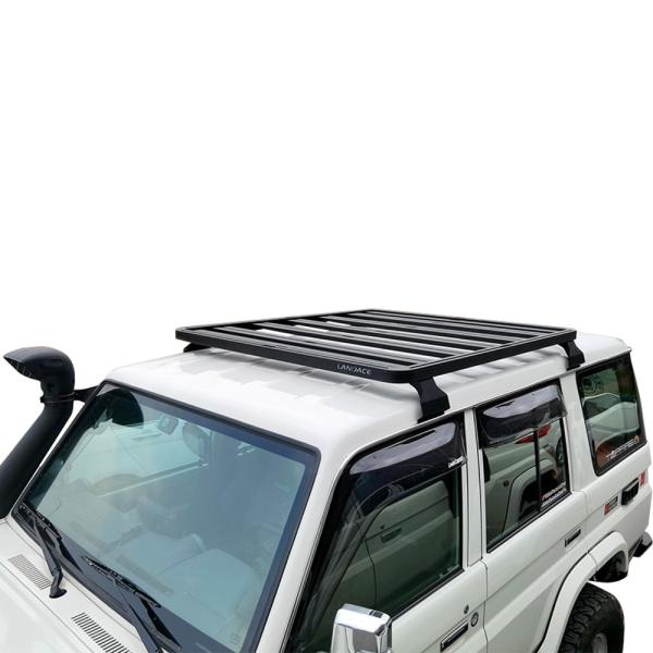 Black Off Road Land Cruiser 79 Series Flat Aluminum Alloy 4X4 Universal Car Roof