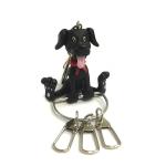 OEM ODM Promotional Plastic Keychain , Animal Key Ring Eco PVC Material