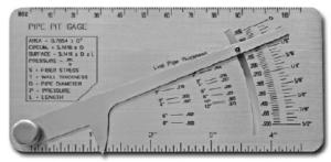 China Pipe Pit Gage – Cat #17M factory
