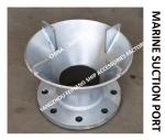 MARINE CARBON STEEL HOT GALVANIZED SUCTION PORT AS100S CB / T495-95, NOMINAL