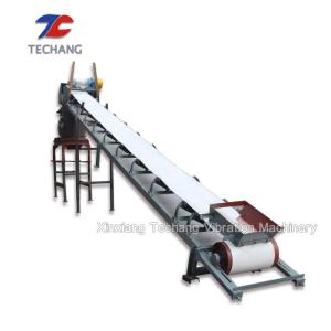 China Flat / Inclined Rubber Belt Conveyor Machine With Corrosion Resistance factory
