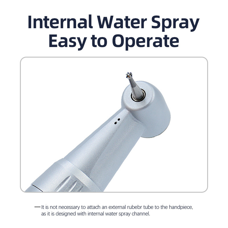 Air Turbine Low Speed Contra Angle Dental Handpiece With Internal Water Spray