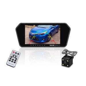 China DC12V-24V Reverse Camera Rear View Mirror Monitor / Lcd Rear View Mirror factory