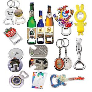 China Musical Beer Opener Keychain Stainless Steel Material OEM/ODM Available factory