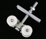 Zinc Plated Gate Roller Wheel Stable Operation Door Window Rollers