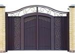 Modern House Wrought Iron Main Gate , New Design Wrought Iron Front Door