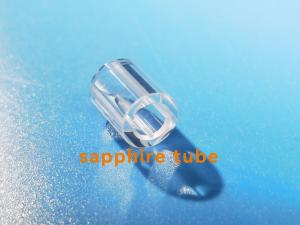 China Al2O3 Polished Sapphire Glass Tube Customzied Size With Groove factory