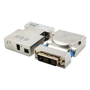 China 1core LC 2km Dvi Fiber Extender , Mini Dvi Fiber Optical Transceiver factory