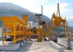 China 5T Storage Bin Batch Mixing Plant , 15t/h Mobile Concrete Batching Plant factory