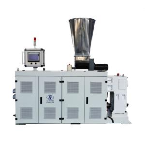 China 100kg/h ZS45/100 15kw Double Twin Screw Extruder High Speed High Efficient High Output factory