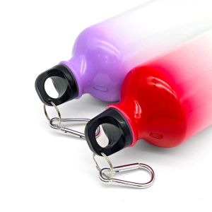 Creative Gradient Color Outdoor Portable Sublimation Sports Bottle Aluminum