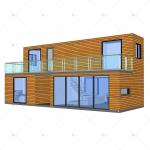 Heya-3X01 Container Prefabricated Flat Pack Container Model Sales On South