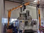 20000kg Loading 11 M/Min Column Pillar Mounted Jib Crane