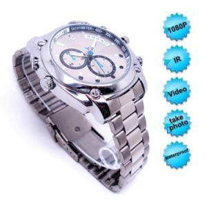China 8GB HD 1080P Waterproof Spy Watch Camera Mini Digital Video Recorder W/ Night Vision factory