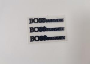 China Clothing 3D Printing Labels Silicone , Heat Transfer Labels With Embossing Technics factory