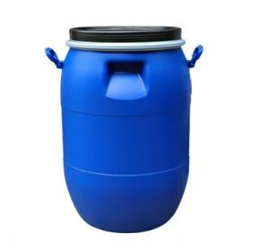 China Barrel HDPE Plastic Container Round 60L Capacity With Locking Ring factory