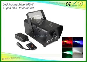 China Led Fog Light 400w Colorful Smoke Fogger Machine 3 X 1 W RGB Mini Thermal Fogger factory