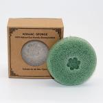 Activated Natural Face Cleansing Sponge Private Label Organic Konjac Fiber