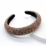 Bling Twist Mulberry Silk Headband Wrap For Christmas Gift