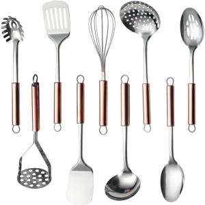 China Sustainable 304 Stainless Steel Cooking Utensil Set Kitchen Gadgets Cookware Set factory