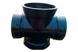 China Soil Pipeline Cross Tee Ductile Iron Pipe Fittings factory