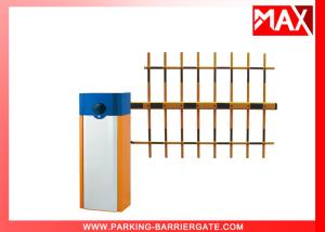 China Car Park Access Barriers 6 second With Three Fence Boom Length 6M factory