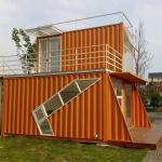 Light Steel Structure Frame Custom Guest House for Commercial Street Scenic