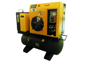 China 5.5HP Combined Screw Air Compressor / Rotary Screw Type Air Compressor factory