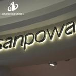 Wholesale Design Back Lighting Alphabet Letter Gold Signage Business Signs