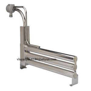 China Stack Triple Metal L Shaped Immersion Heater 480V 3P 36KW Chemical Heater factory