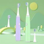 Children Oral Care Sonic Electric Toothbrush USB Rechargeable with Brush Heads 3