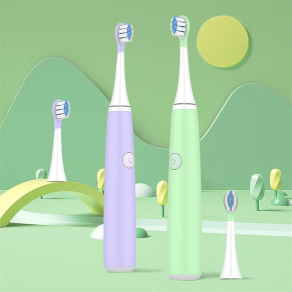 Children Oral Care Sonic Electric Toothbrush USB Rechargeable with Brush Heads 3