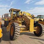 Pre Owned Cummins Engine 100-150hp Enclosed Cabin Grader With Rear Ripper