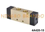4A420-15 1/2'' Double Air Pilot Valve 5/2 Way Pneumatic Control