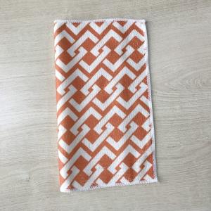 China Single size printed GEO design microfiber dry water wipes OEM supplier with good quality factory