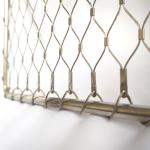 Animal Zoo Stainless Steel Wire Protective Cable Rope Mesh / Cable Mesh Green