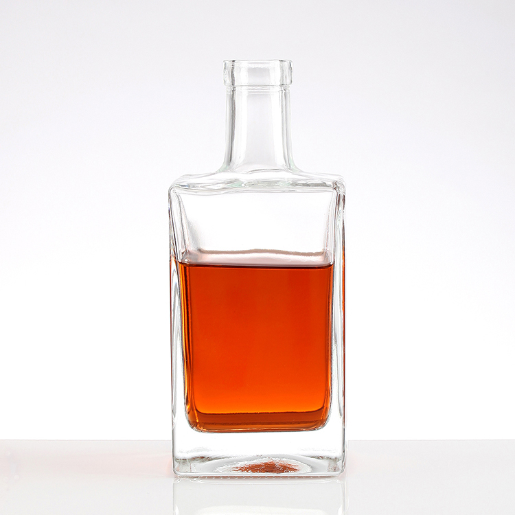 380ml Flint Rum Wine Vodka Spirits Alcoholic Liquor Bottle with Customize Sealing Type