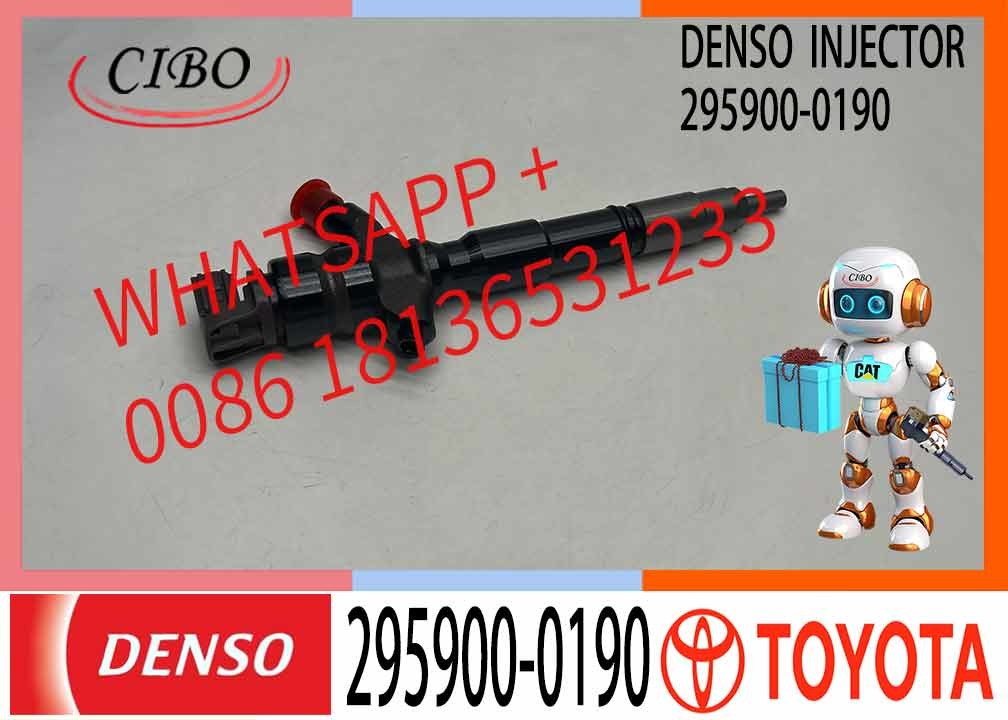 High Quality Common Rail Fuel Injector 295900-0190 295900-0240 23670-30170 23670-39445 for Toyota 1KD-FTV