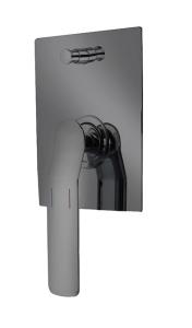 China Single lever concealed in-wall bath or shower mixer with diverter gun metal bathroom brass tap faucet OEM factory