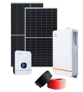 China Household Stand Alone Solar System 15 Kw Solar Panel System Growatt 5000TL HVM factory