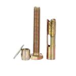 ISO Standard Carbon Steel Hex Bolt Sleeve Anchor with Yellow Zinc Coating