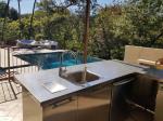 OEM Outdoor Kitchen Stainless Steel Sink Cabinet With Integrated Modern