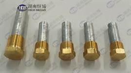 China 6L2288 011885 Engine Zinc Anode pencile 1/4&quot; NPT X 1-3/4&quot; Length W/Plug factory