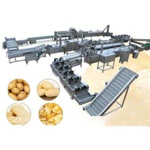 China Multifunctional Snack Food Potato Chips Making Line 45KW 380V 50HZ factory