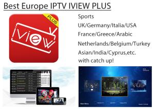 China Europe IPTV IVIEW PLUS IPTV Apk stable for UK GR Italy Germany Netherland Arabic channels with catch up factory
