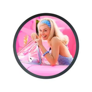 China Double Sided P4 Round Shape Led Display Flexible Digital Screen factory