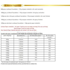 whosale custom design luxury beautiful cardboard handmade folding kraft paper