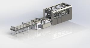 China Automatic bath tissue paper roll bundle packing machine factory