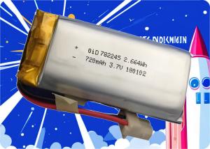 China 3.7V 750mah Battery Pet 5c Lithium Battery Customized 500 Cycles factory